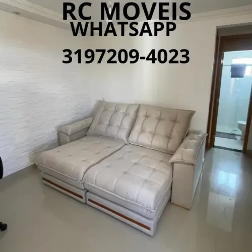 Sofá Retrátil e Reclinável Barcelona Euro Pillow 30cm - Luxo e Conforto