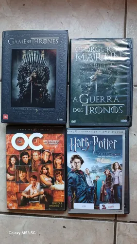 DVDs: Game of Thrones, Harry Potter e The OC
