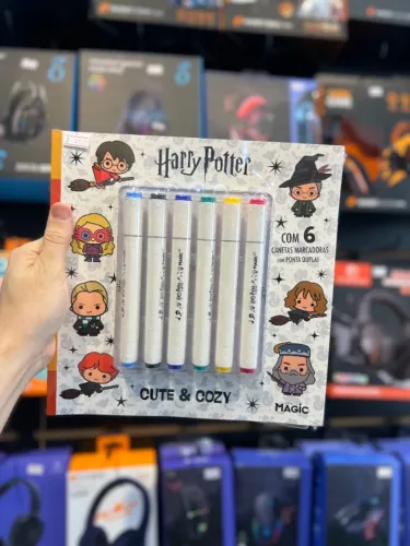 Kit Pintura Livro e Canetinhas Harr Potter