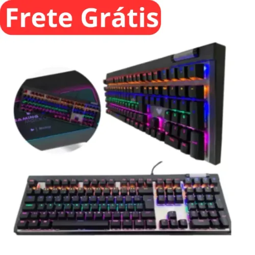 Teclado Mecânico Profissional Aula Wind F3019
