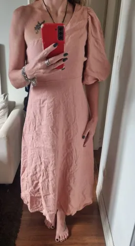 Vestido novo manga única hype, p