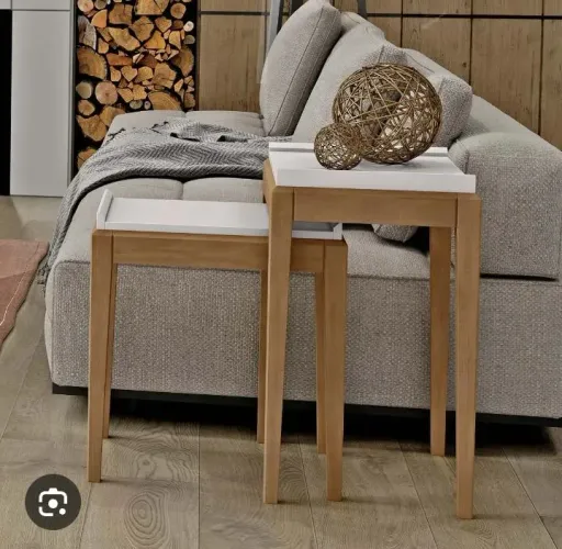 Mesa de apoio off white