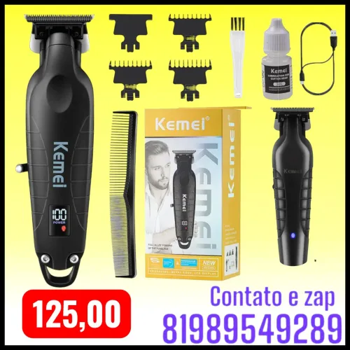 máquina de acabamento profissional Kemei KM-2293.