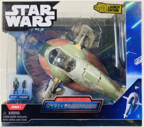 Star Wars Micro Galaxy Squadron Nave Boba Fett 25cm C/nf