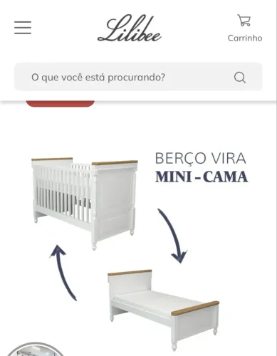 Berço + mini cama
