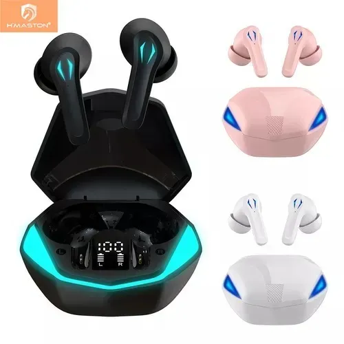 Fone De Ouvido Bluetooth Gamer Sem Fio Com Led Original jogo e música