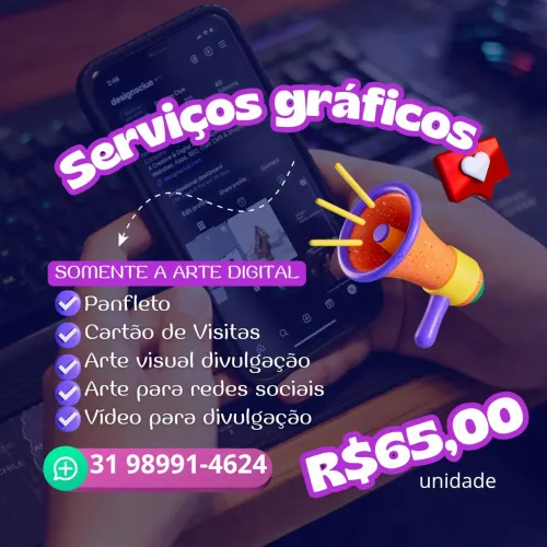 Servico Gráfico - Panfleto - Video - Midia digital