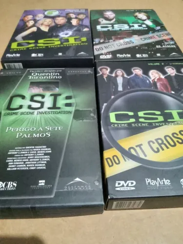 Kit 10 dvds box csi volumes variados