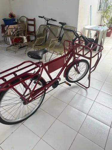 Bicicleta de Carga Vermelha