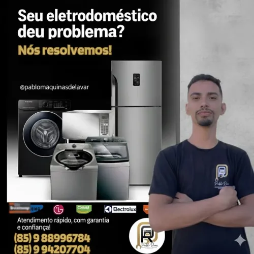 Conserto de Máquinas de Lavar - Geladeira e microondas com Garantia - em Fortaleza