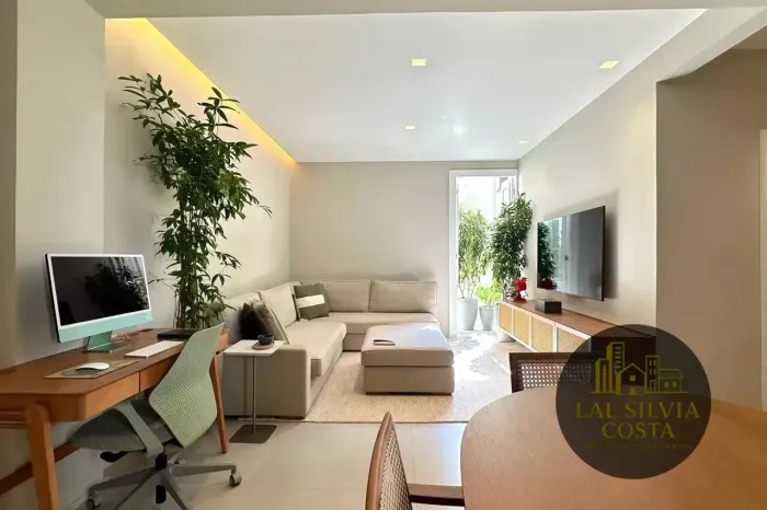 Apto todo mobiliado 2 quartos (2 suítes) 80 m² Ipanema