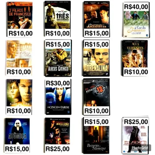 DVDs Originais - Itens de Locadora - PARTE 1