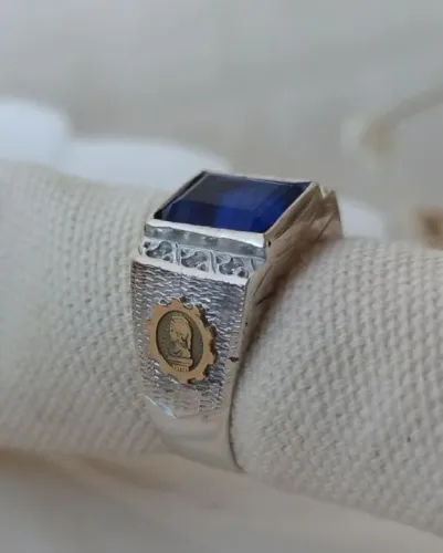Anel de Formatura Zeus em Prata 950