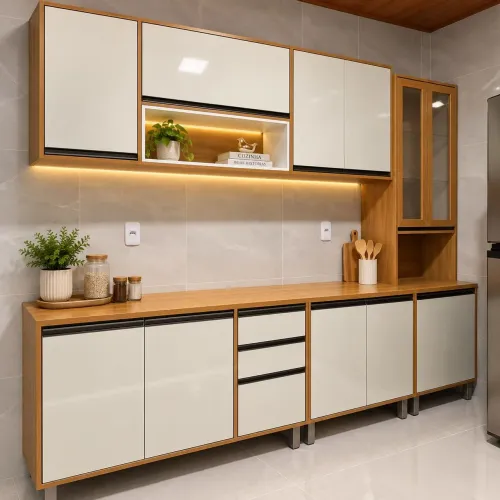 Armário de cozinha completo