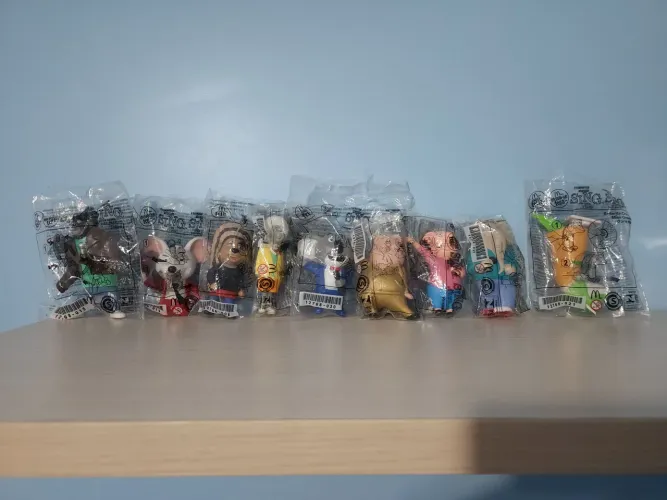 Sing - O Filme McDonald's 2017 - 9 Bonecos da Coleção Oficial