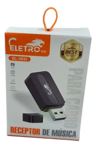 Receptor De Música Para Carro Usb Bluetooth Foto Vídeo