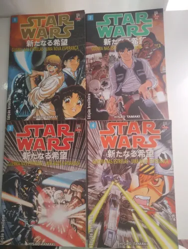 Coleção manga Star War 1 ao 4