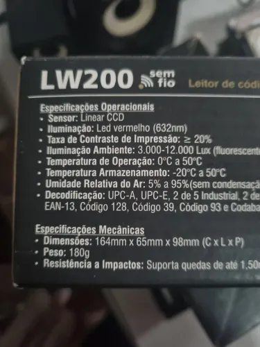 Leitor de código de barras
