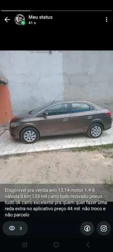 Chevrolet Prisma Sed. LT 1.4 8V Flexpower 4P 2014