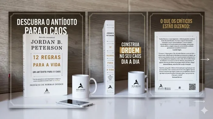 Livro 12 Regras Para a Vida - Jordan Peterson - ótimo estado