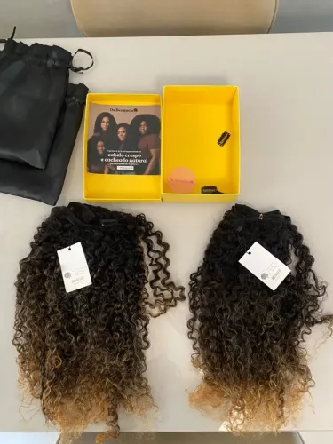 Cabelo De Benguela Curly 60cm Tic-Tac 100g Ombré NOVO