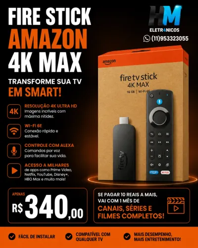 FIRE STICK AMAZON 4k MAX
