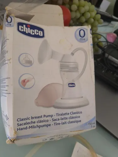 Bomba Tira Leite Manual Chicco Clássica (Apenas Extrator - Sem Mamadeira)