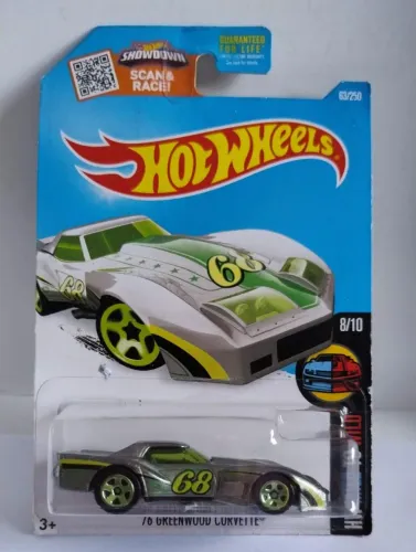 HOT WHEELS 1976 GREENWOOD CORVETTE NOVO 1:64