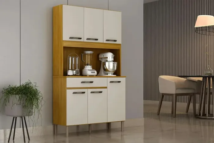 ARMÁRIO DE COZINHA VIENA BRANCO NOVO