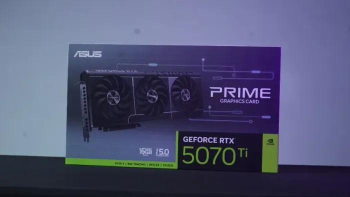 RTX 5070 Ti Asus Prime por R$6.999,00
