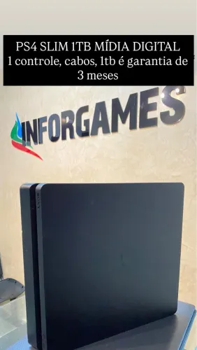 PS4 SLIM 1TB MÍDIA DIGITAL