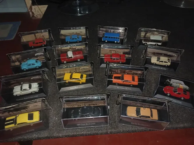 Coleção Carros Inesquecíveis do Brasil - 15 Miniaturas