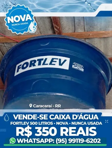 Caixa d'água 500 L NOVA