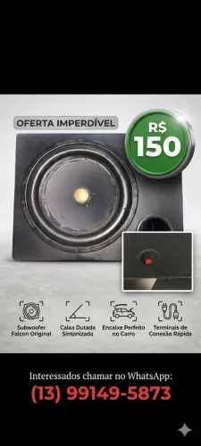 CAIXA DE SOM AUTOMOTIVO SUB