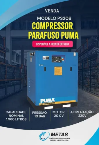 Compressor parafuso Puma PS20B