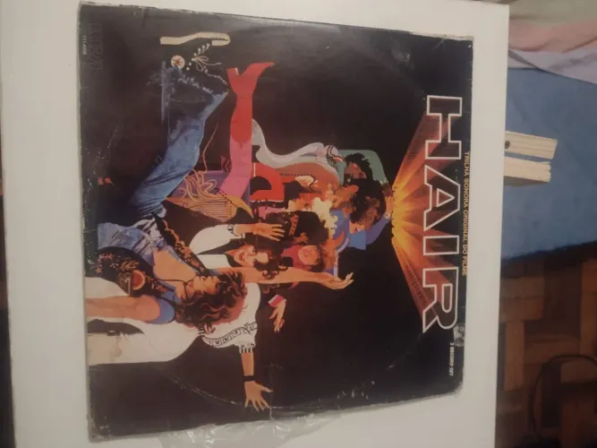 Disco de vinil Trilha sonora do filme HAIR  DUPLO 
