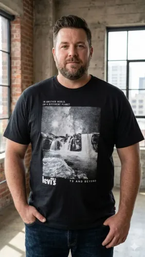 LEVI'S t -shirt Tam G ) GG San Francisco