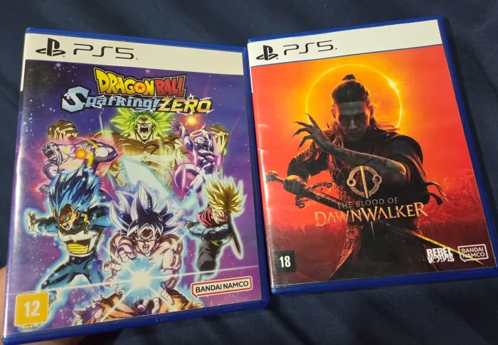 Jogos PS5 - Dragon Ball Sparking Zero e The Blood of Dawwalker