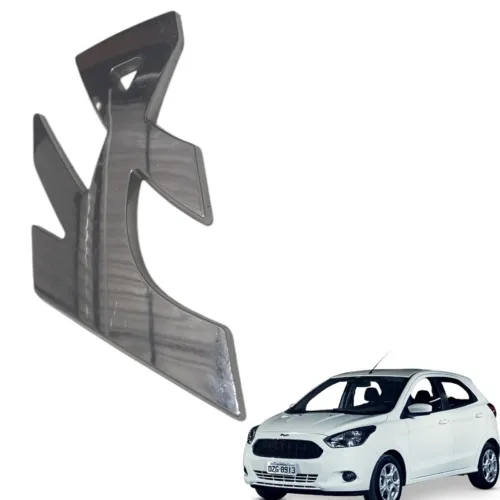 Emblema Escrito Ka Ford Original 2003/2004/2005 Traseiro  Prateado