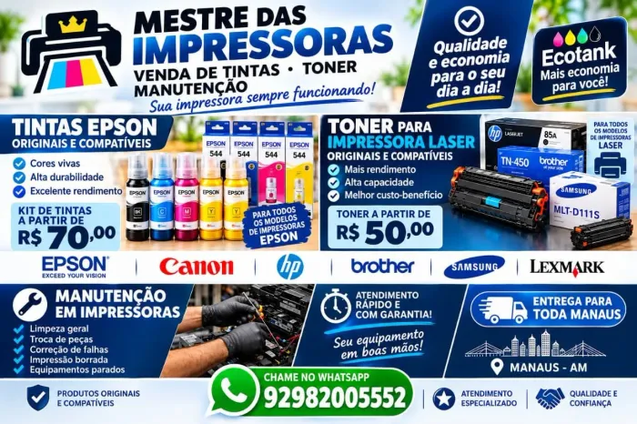 Manutenção em impressoras notebook e computador