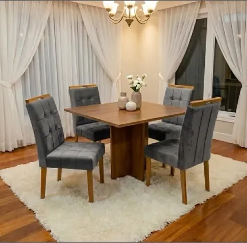 Conjunto de Jantar Monza 4 Lugares