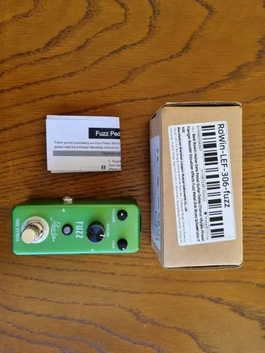 Pedal Rowin Fuzz LEF-306 (Micro Pedal Guitarra) - Novo Open Box