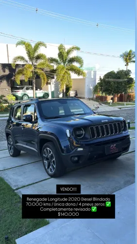 Jeep Renegade Longitude 2.0 4X4 TB Diesel AUT 2020