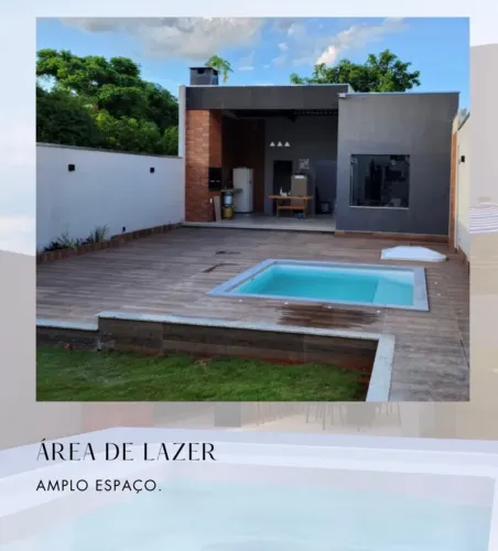 Casa e Área de Lazer Completa - No Centro da Cidade