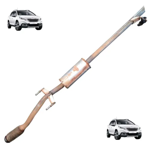 Silencioso Intermediário Escapamento Peugeot 2008 1.6 Thp 20