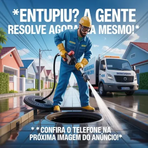 desentupidora! Você merece um serviço de qualidade!
