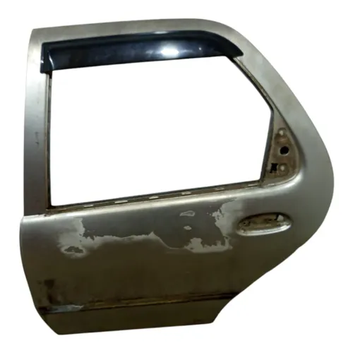 Porta Traseira Esquerda Fiat Palio 1996 1997 1998 A 2002 Traseira Esquerda Prateado