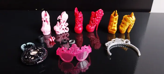 Lote acessórios Ever After High Monster High boneca