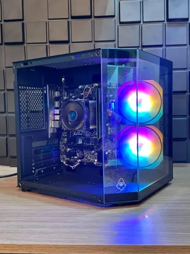 Pc gamer Ryzen 5 4600g, 16gb 2666mhz, A520, Nvme 512gb