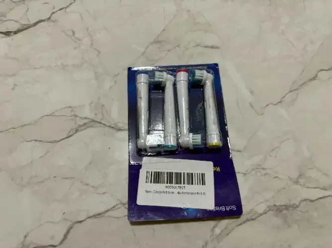 Kit 4 Refis Escova de Dente Elétrica Compatível Oral-B - Novo Lacrado